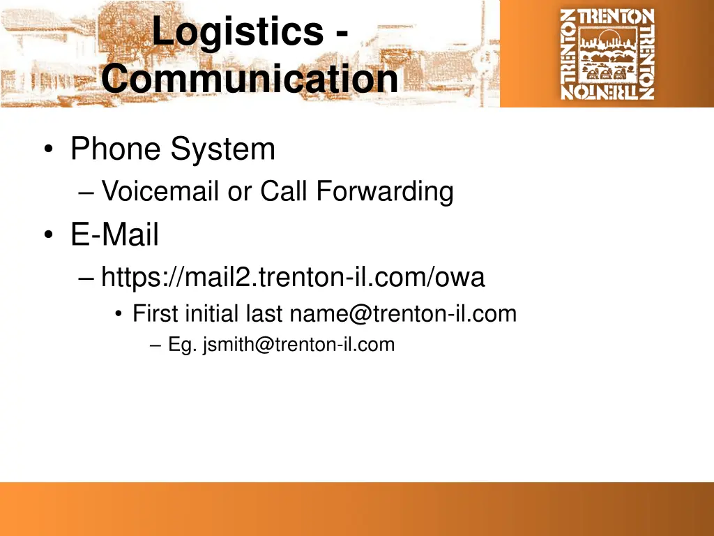 logistics communication