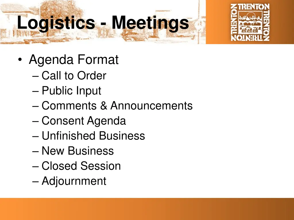 logistics meetings 1