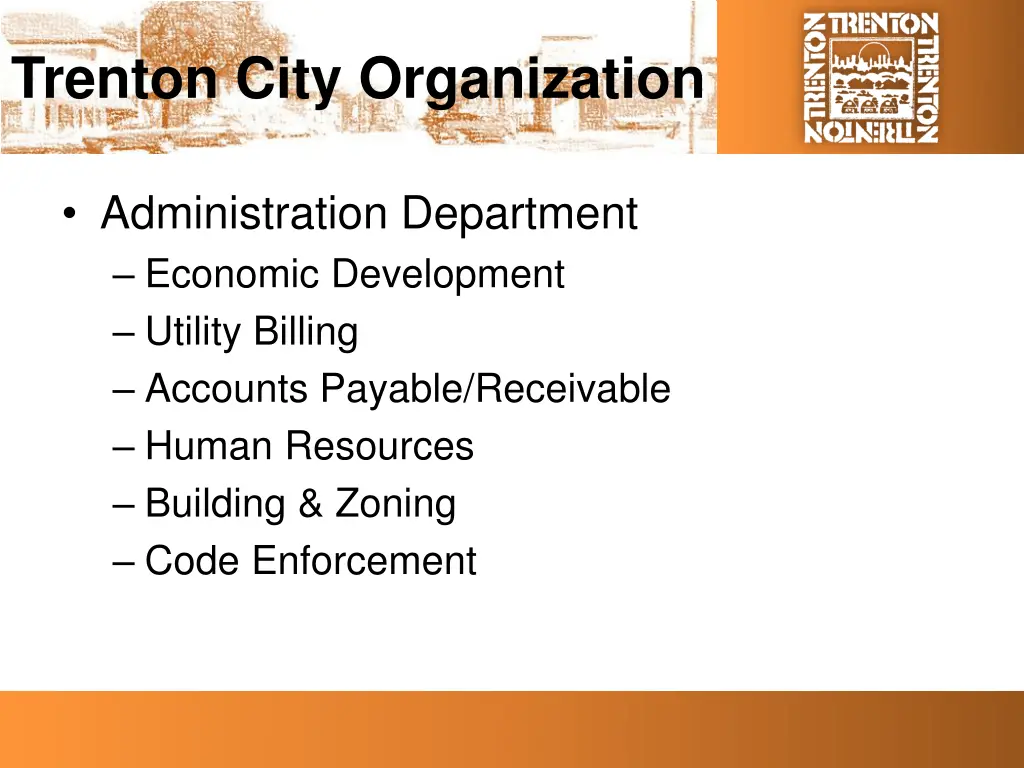 trenton city organization 3