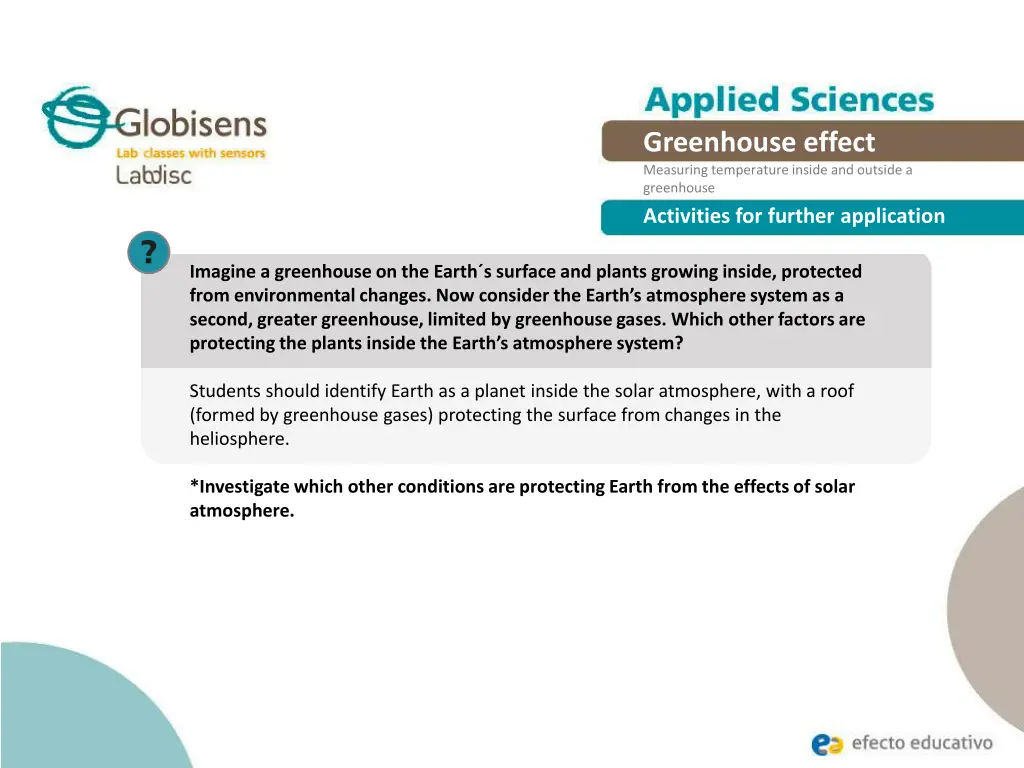 greenhouse effect measuring temperature inside 22