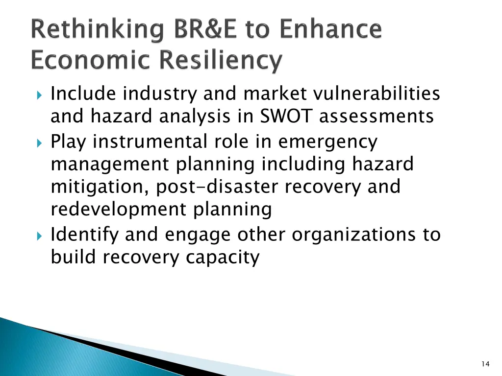 include industry and market vulnerabilities