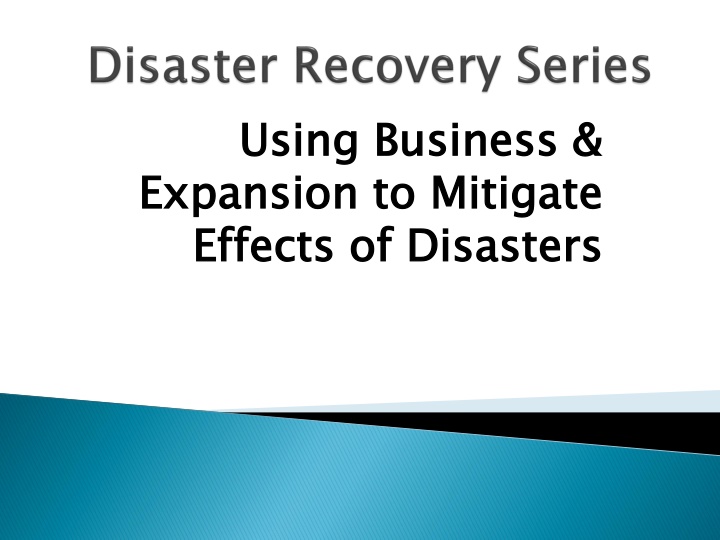 using business expansion to mitigate effects