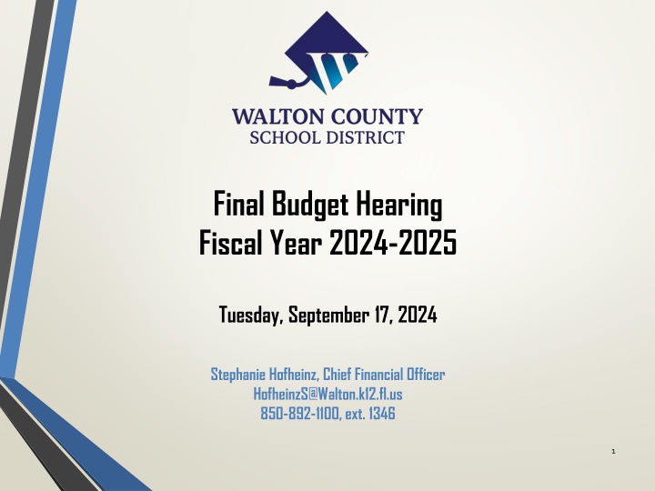 final budget hearing fiscal year 2024 2025