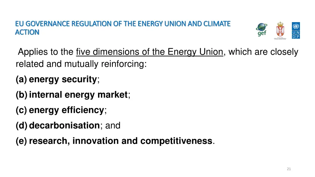 eu governance regulation of the energy union 2