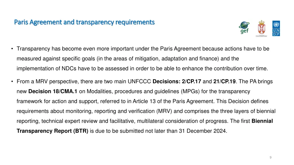 paris agreement and transparency requirements 4