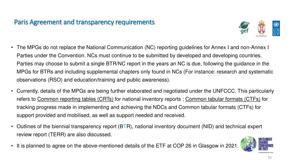 paris agreement and transparency requirements 5
