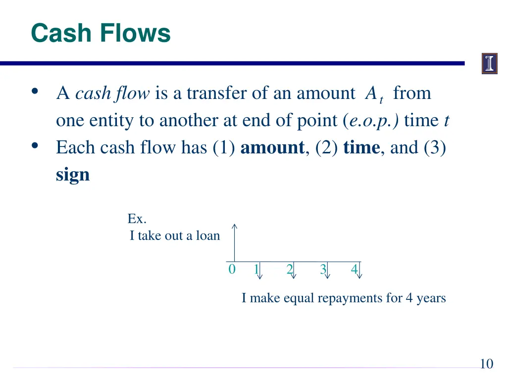 cash flows