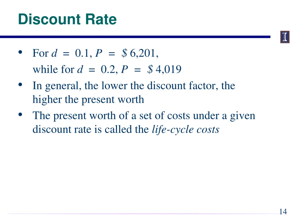 discount rate 1