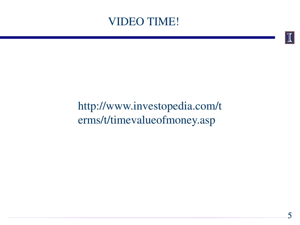 video time