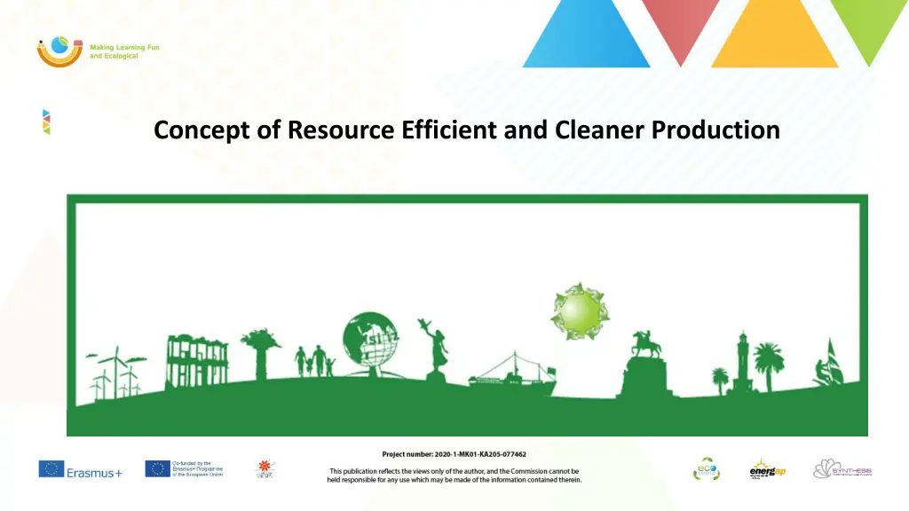 concept of resource efficient and cleaner