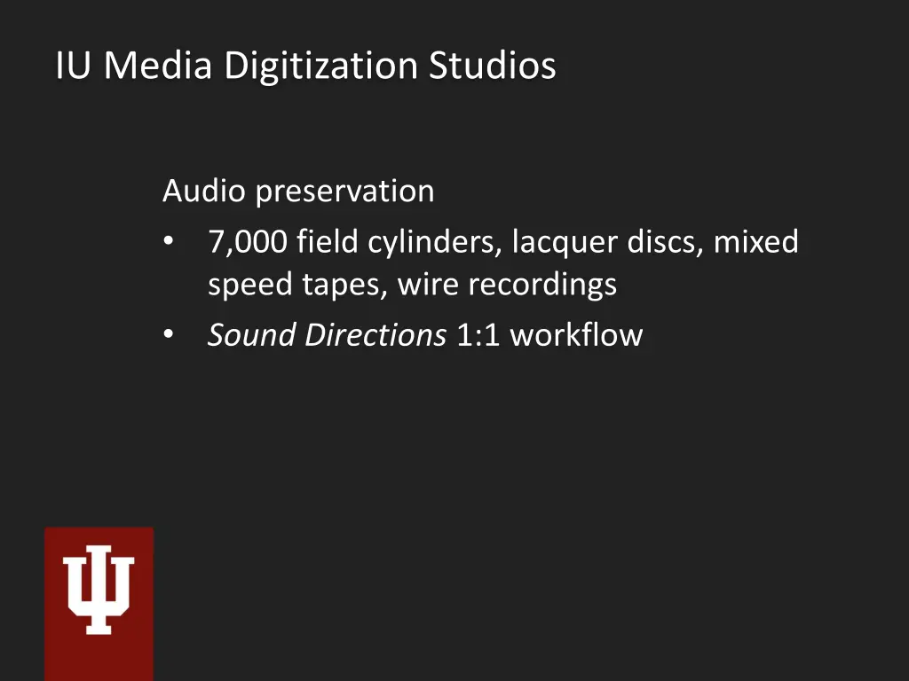 iu media digitization studios