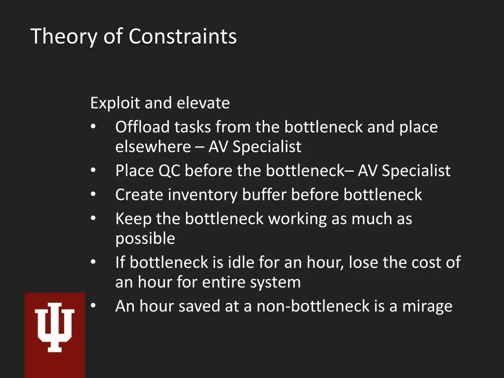 theory of constraints 7