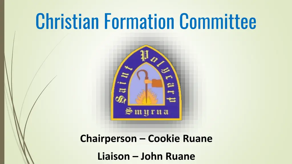 christian formation committee