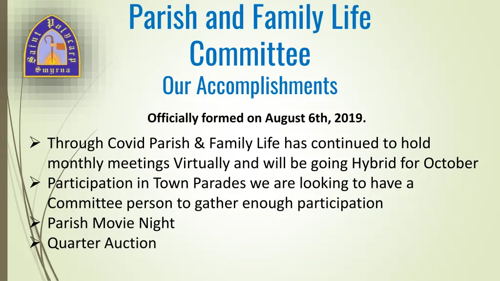 parish and family life committee 1