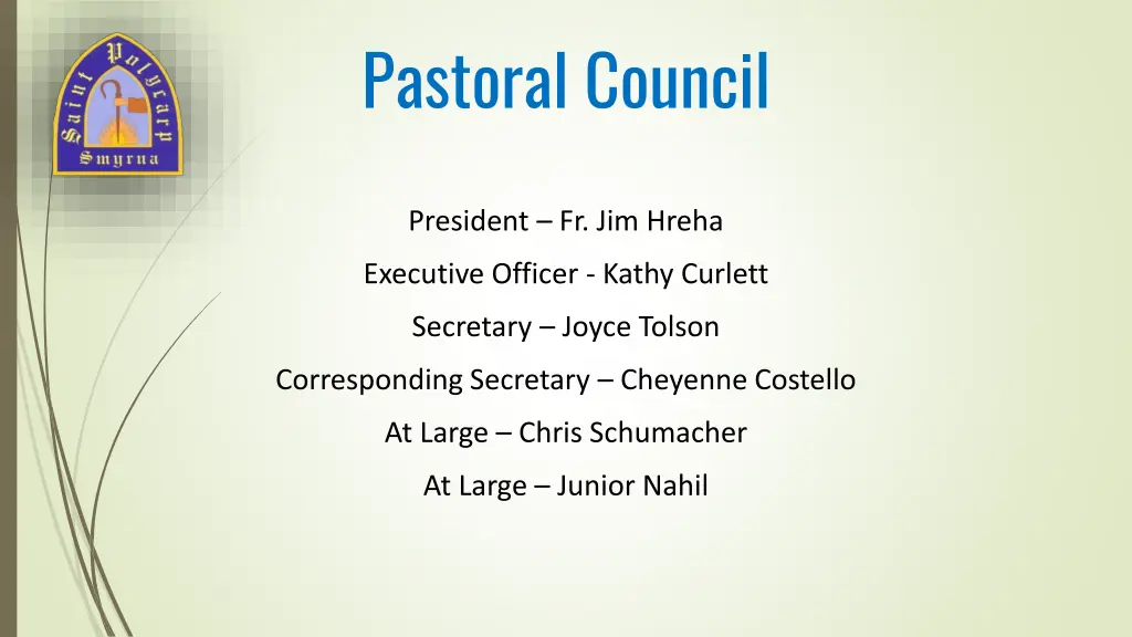pastoral council