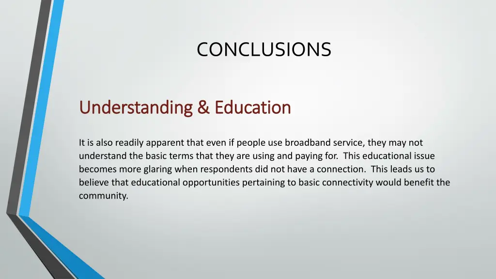 conclusions 1