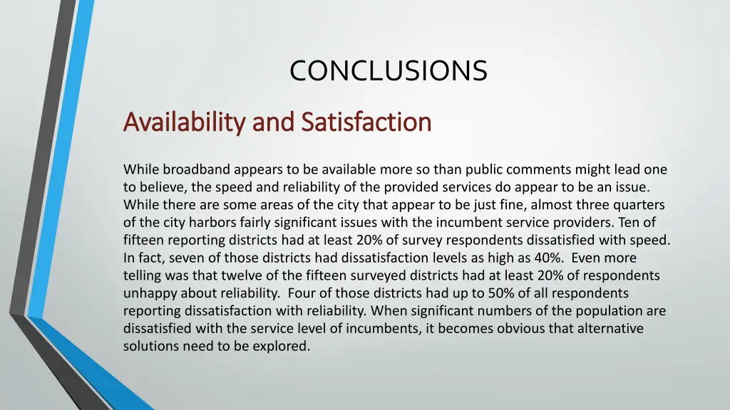 conclusions
