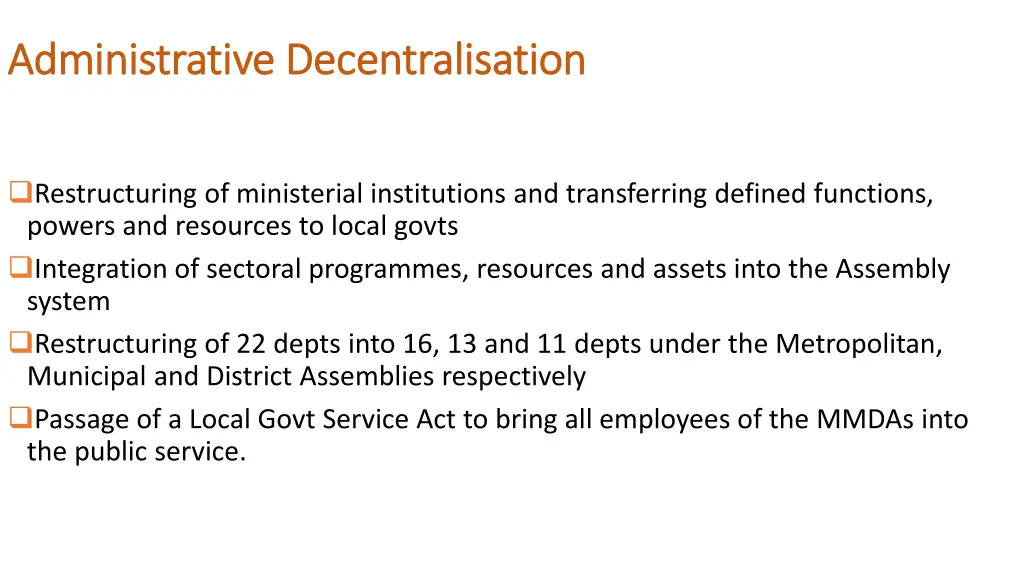 administrative decentralisation administrative 1