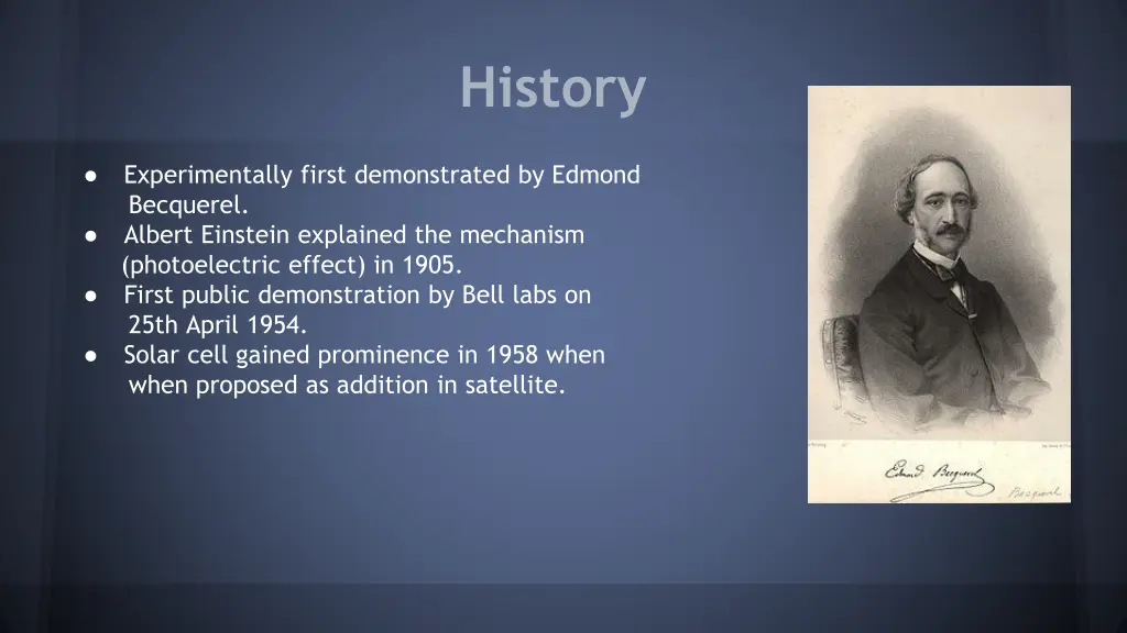 history