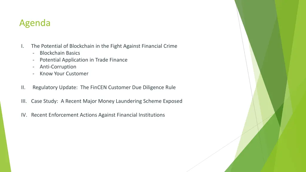 agenda