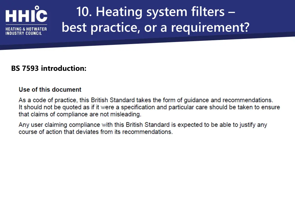 10 heating system filters best practice 2