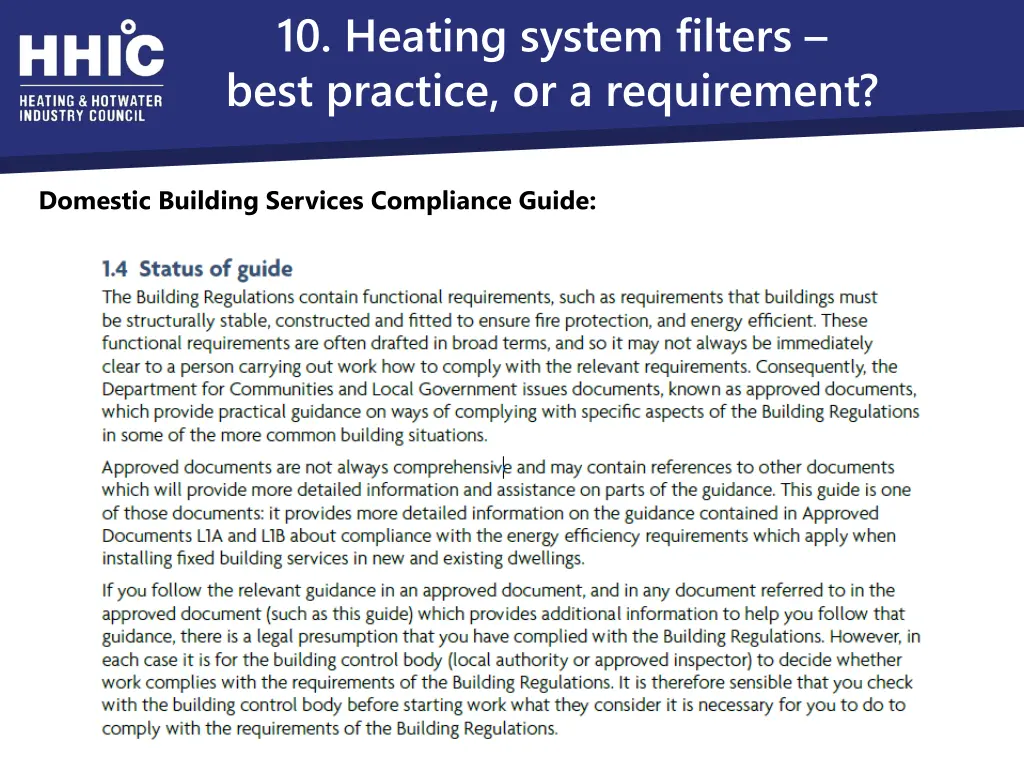10 heating system filters best practice 3