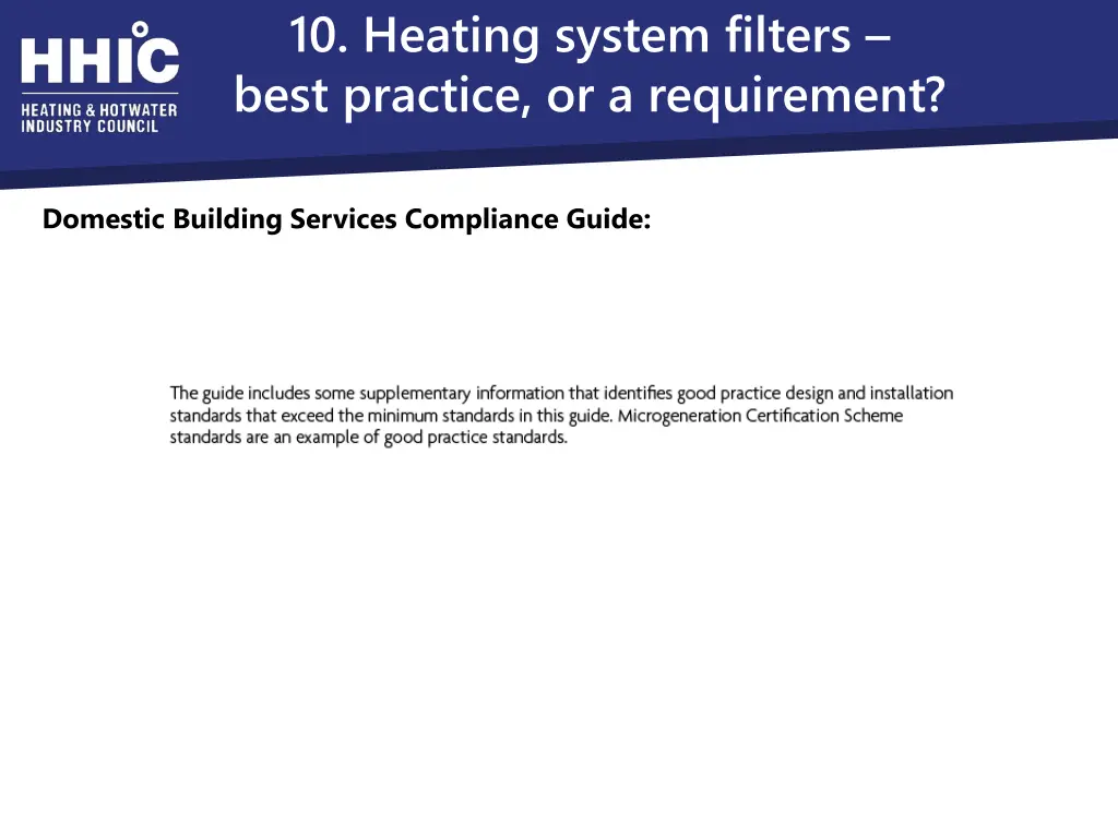 10 heating system filters best practice 5