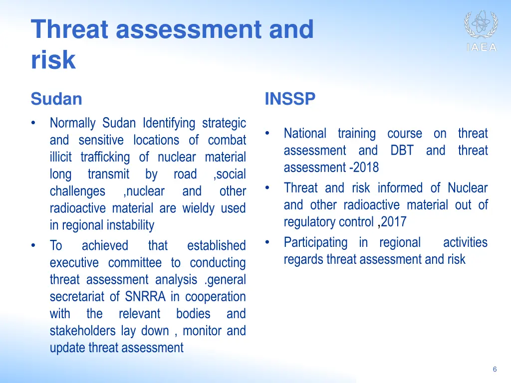 threat assessment and risk
