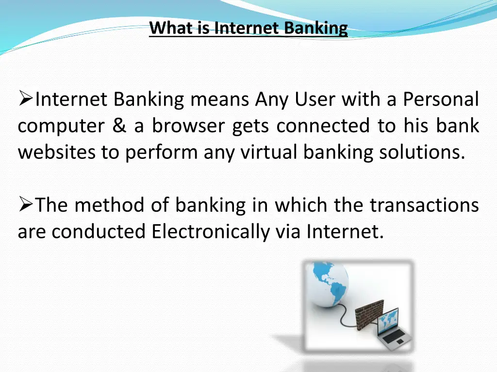what is internet banking