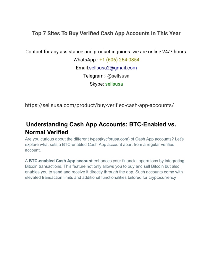 top 7 sites to buy verified cash app accounts