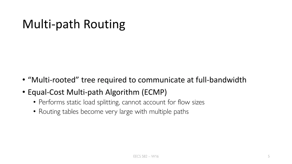 multi path routing