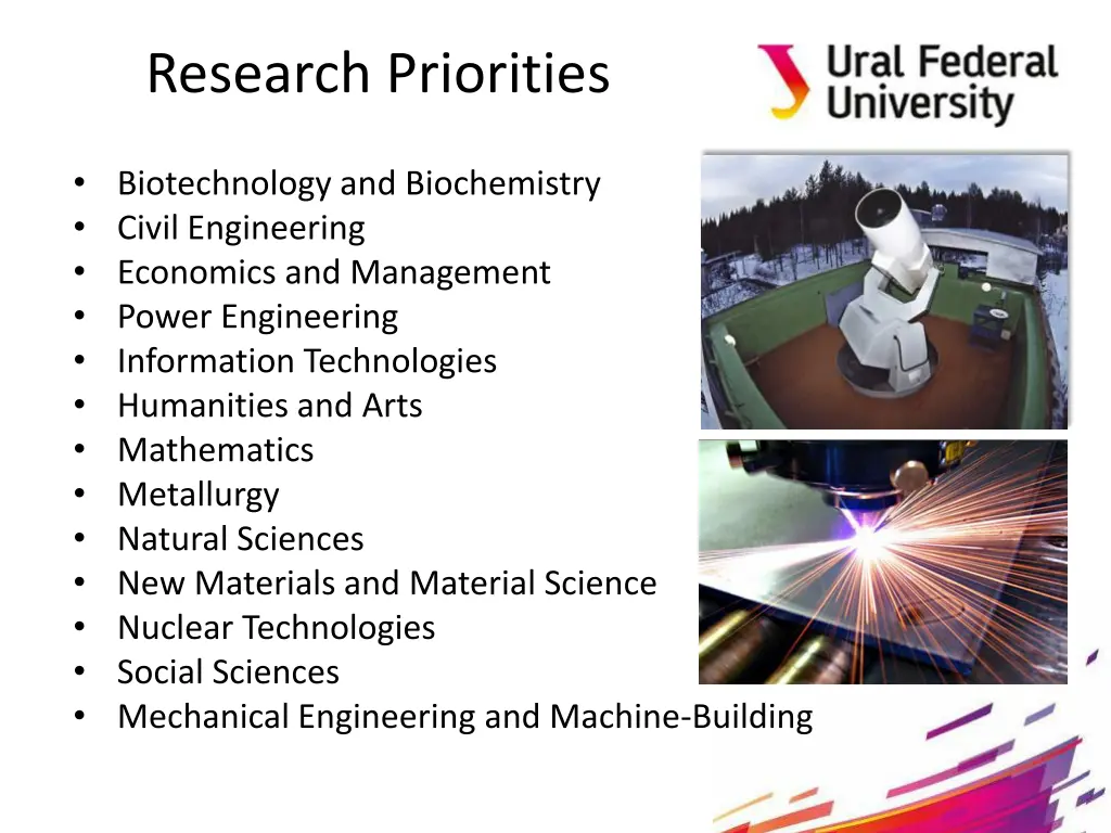 research priorities