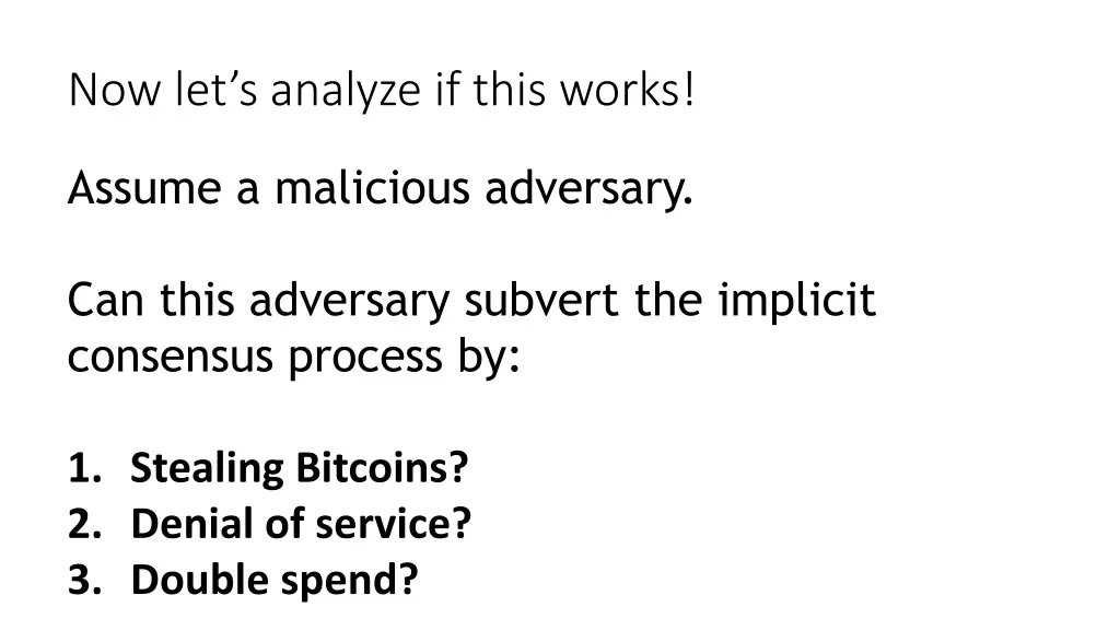 now let s analyze if this works