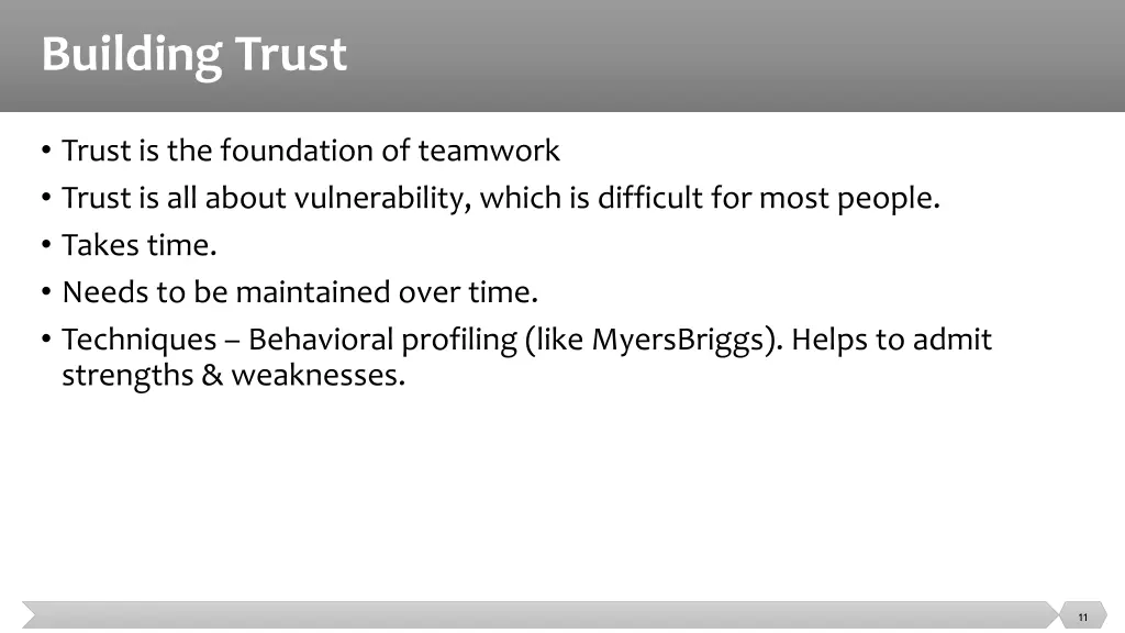 building trust 1