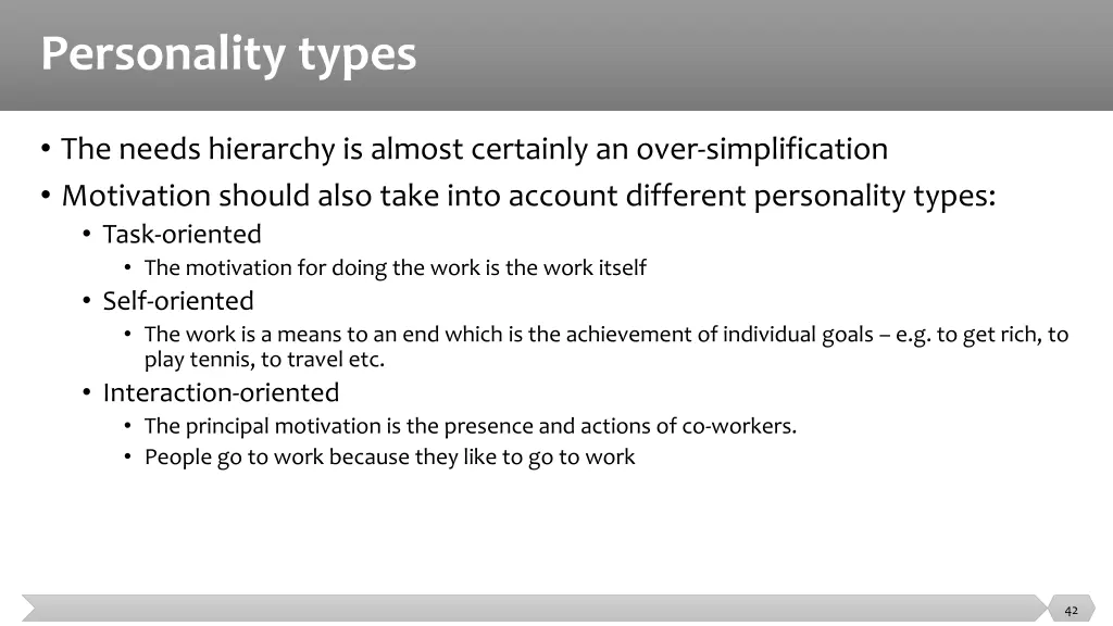 personality types