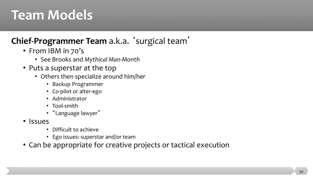 team models 3
