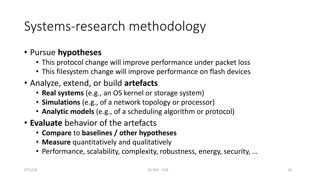 systems research methodology