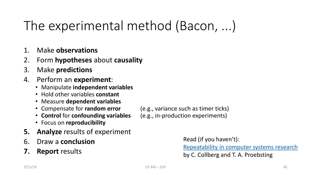 the experimental method bacon
