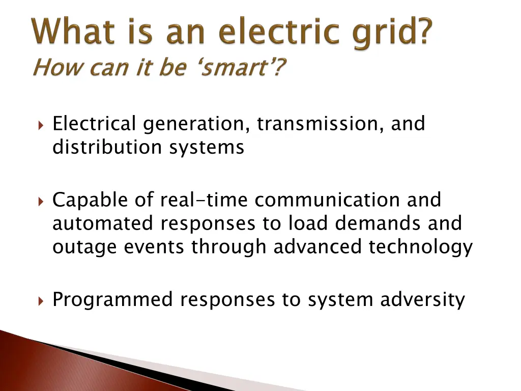 electrical generation transmission