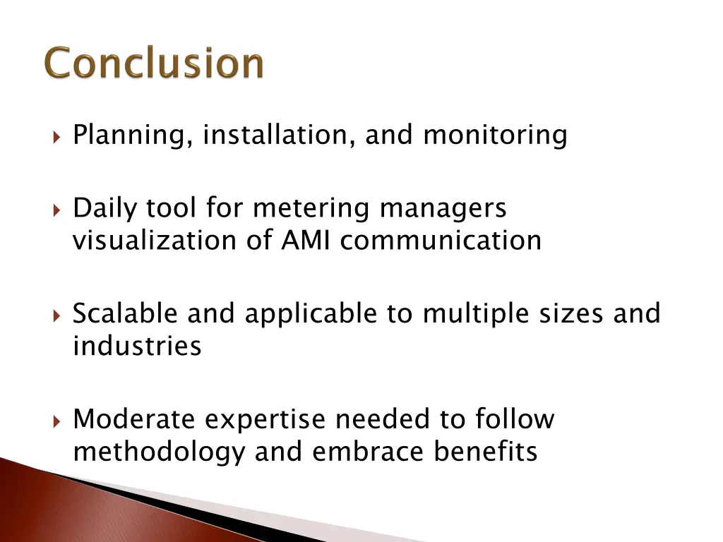 planning installation and monitoring