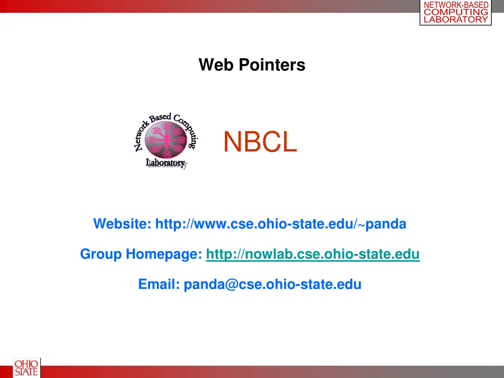 network based computing laboratory 17