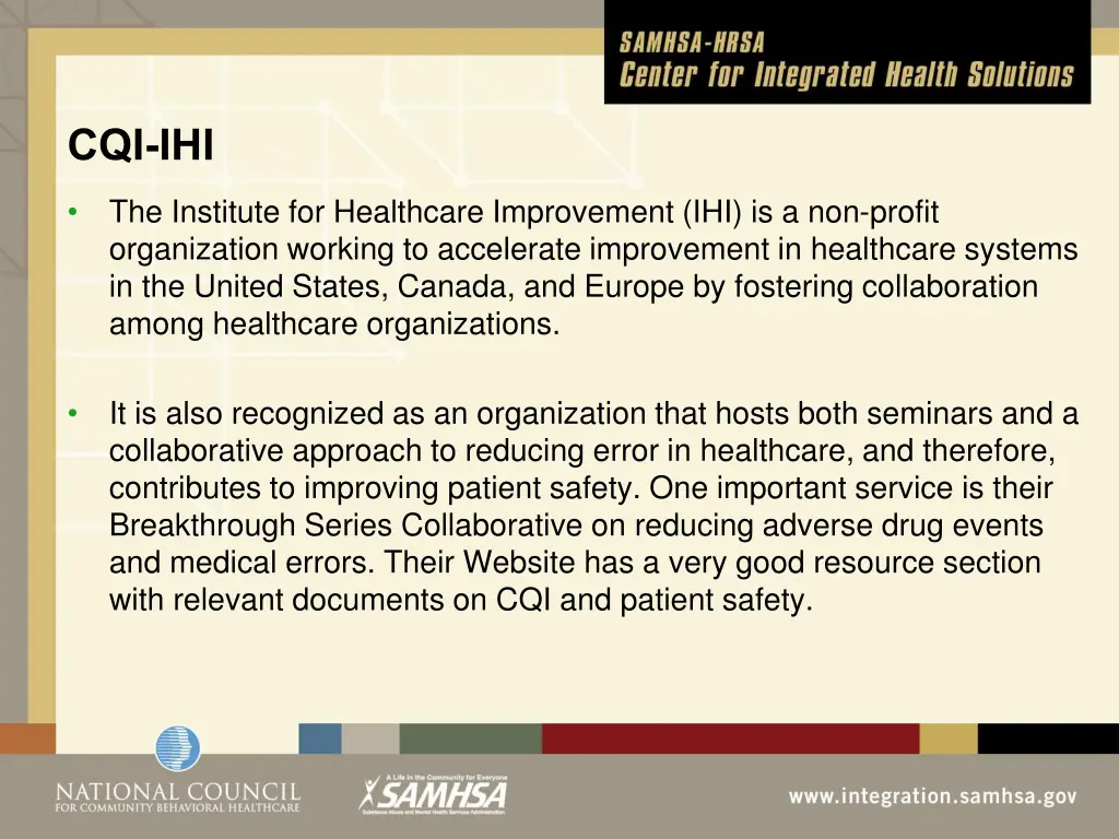 cqi ihi