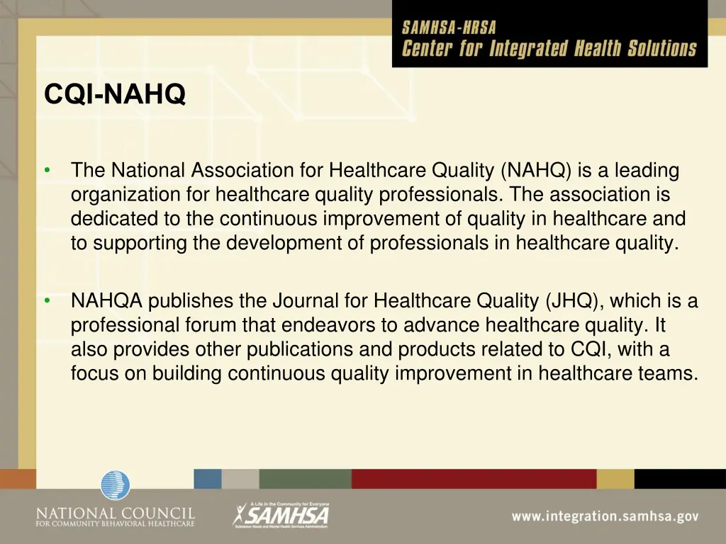 cqi nahq