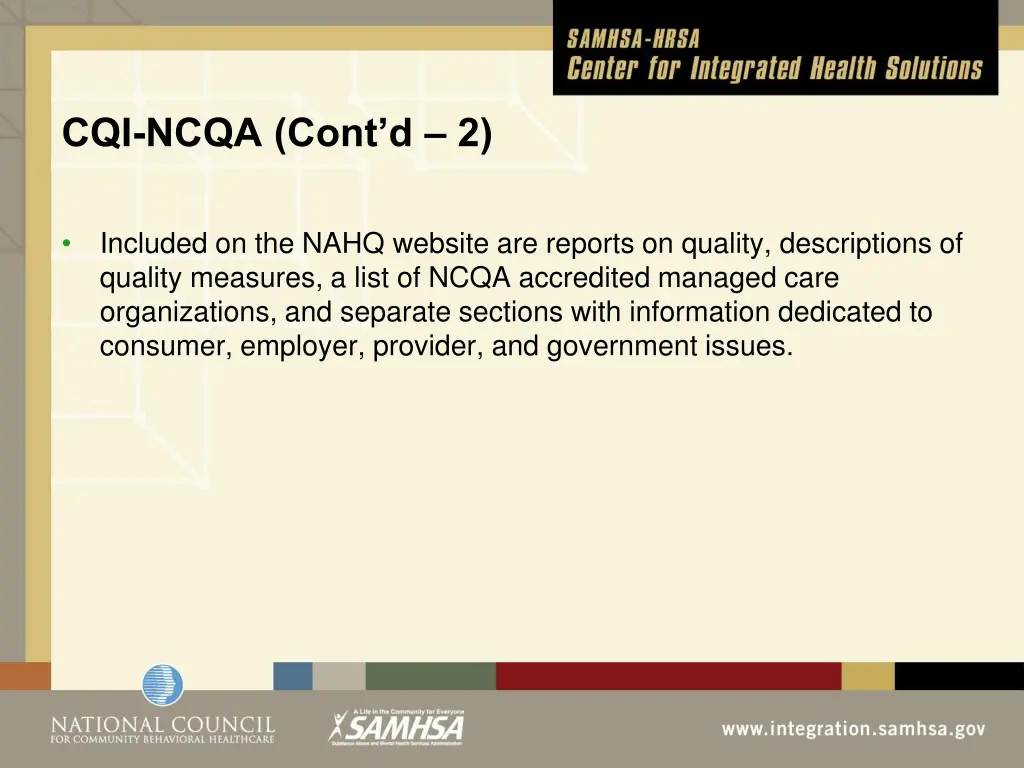 cqi ncqa cont d 2
