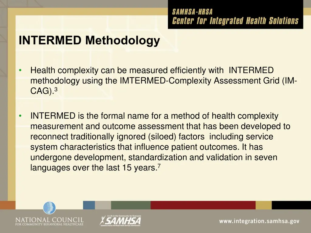 intermed methodology