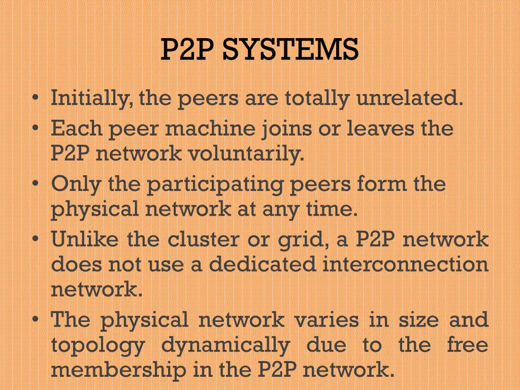p2p systems 2