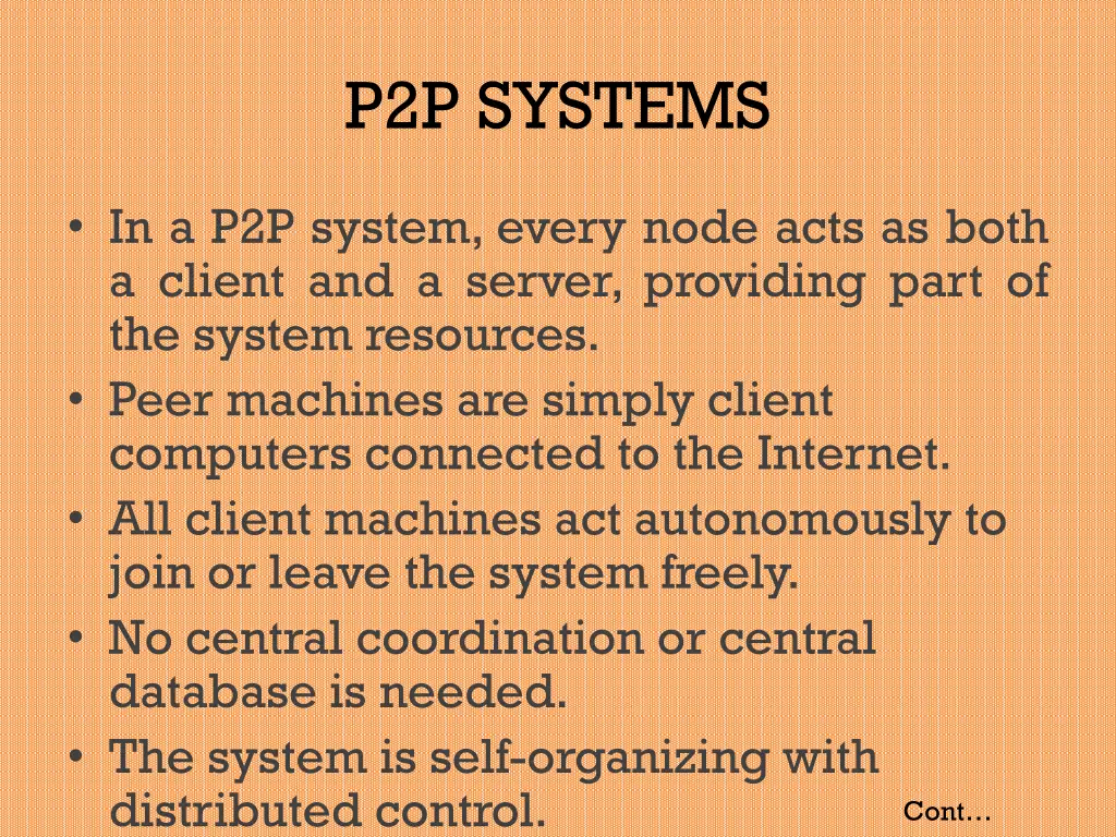 p2p systems