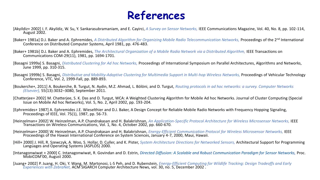 references