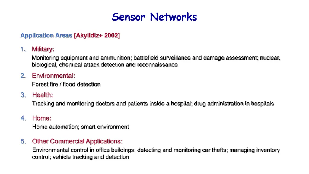 sensor networks 1