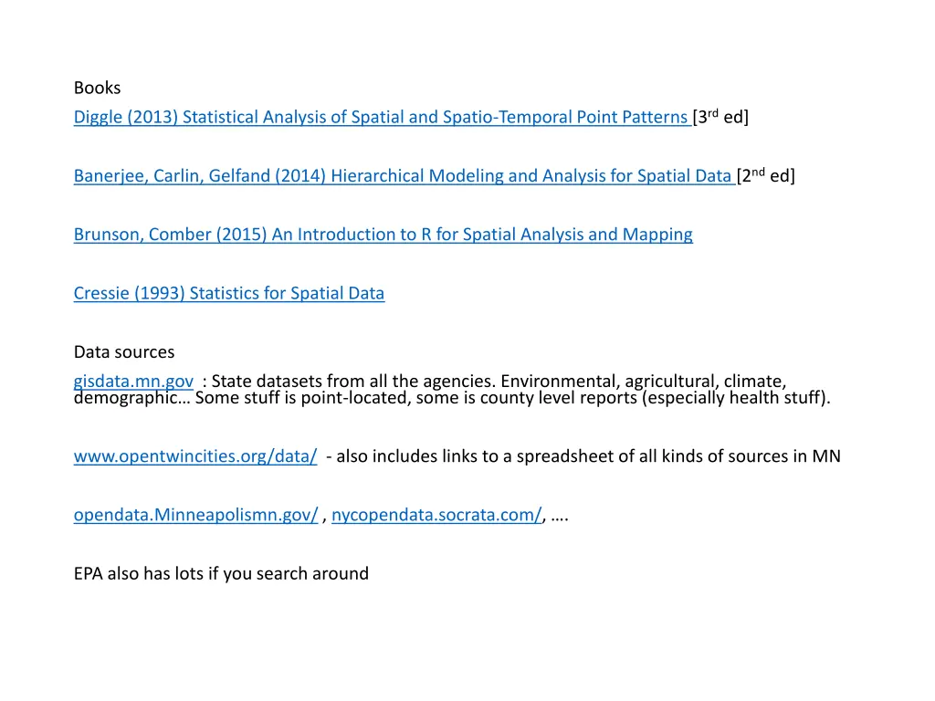 books diggle 2013 statistical analysis of spatial